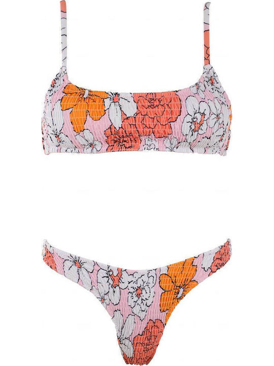Gigi Set Bikini Μπουστάκι & Brazil Ροζ