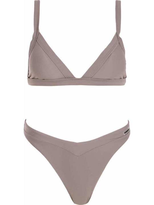 Set Bikini Triangle & String Grey