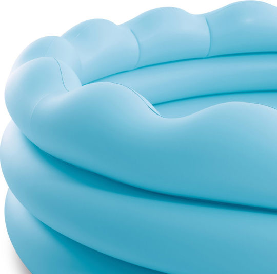 Intex Children's Round Swimming Pool 575lt Inflatable Light Blue
