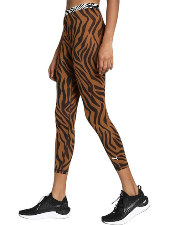 Animal Remix Women's Cropped Training Legging Teak