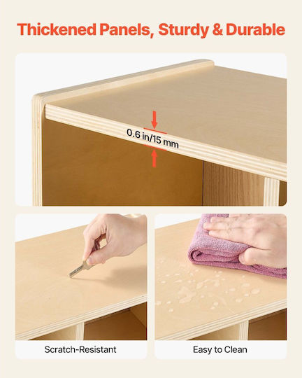 Vevor Vevor Spielzeugkiste Aus Holz