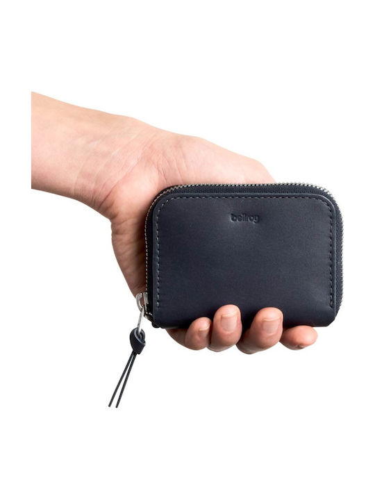 Pocket Wallet Δερμάτινο Ανδρικό Πορτοφόλι με RFID Μπλε