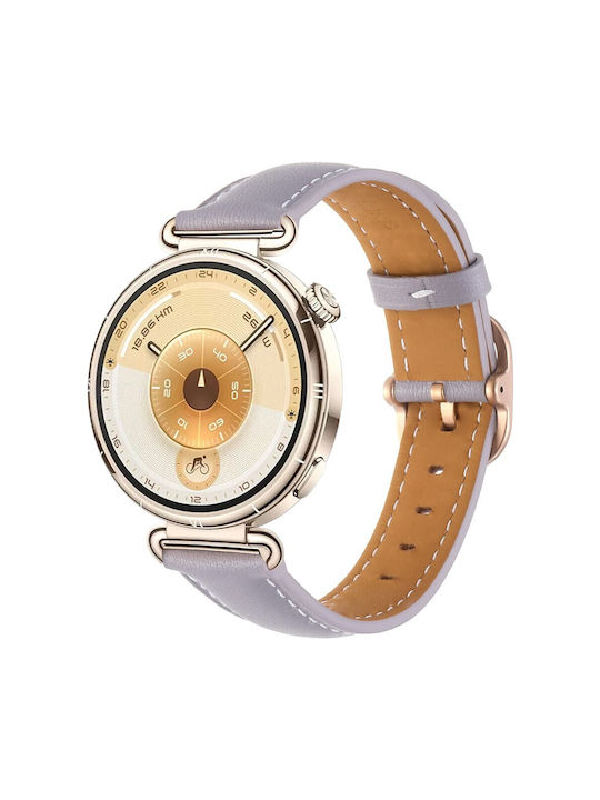 Leather Strap Purple (Huawei Watch GT 6 41mm)