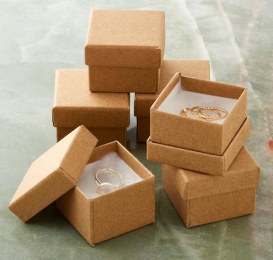 Ökologische Handarbeit Geschenkverpackung Box für Geschenk 5x5x3cm 24Stücke
