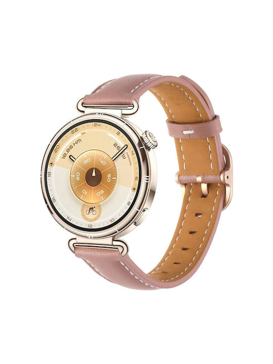Leather Pink Strap (Huawei Watch GT 6 41mm)