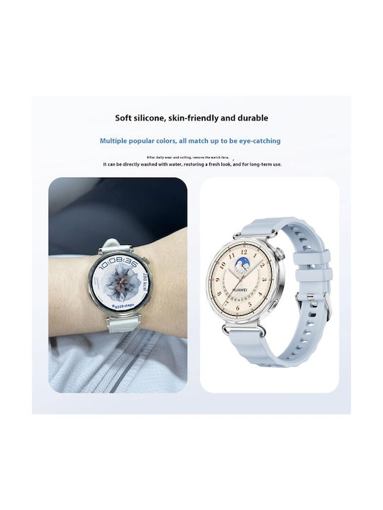 Silicone Strap Burgundy Huawei Watch GT 6 41mm