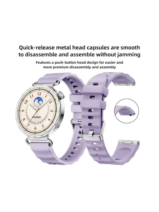 Silicone Strap Black (Huawei Watch GT 6 41mm)
