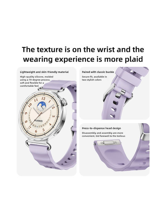 Silicone Strap Black (Huawei Watch GT 6 41mm)