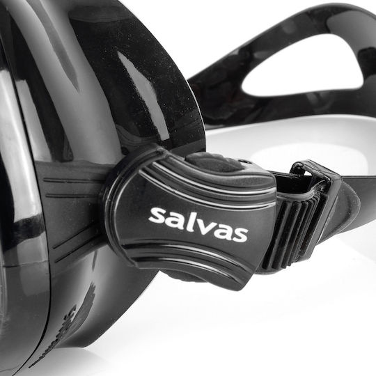 Salvas Μάσκα Θαλάσσης Σιλικόνης Μαύρη