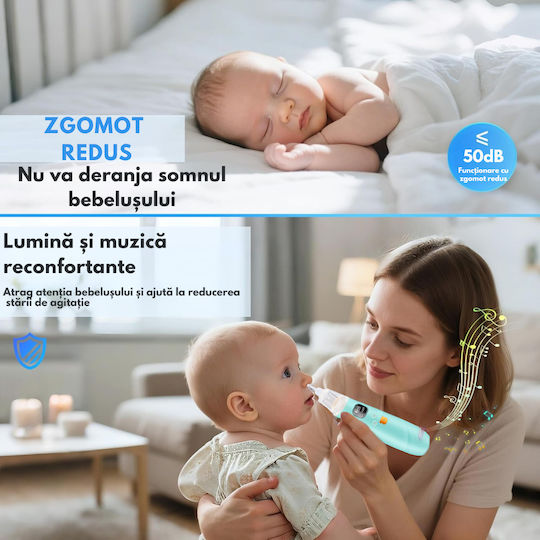 Qova Aspirator Nazal Electric pentru Sugari și Copii