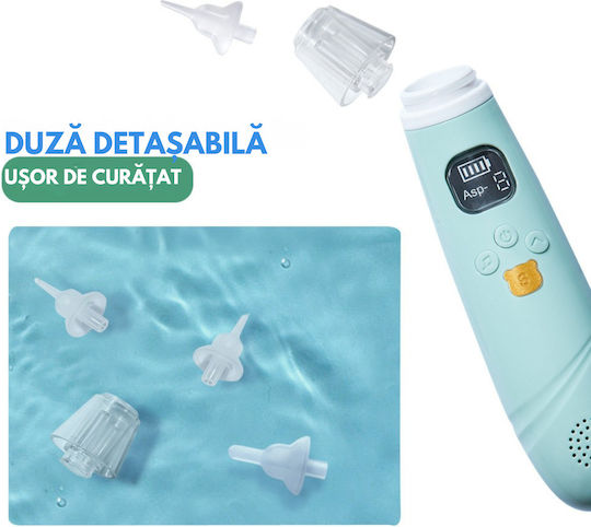 Qova Aspirator Nazal Electric pentru Sugari și Copii