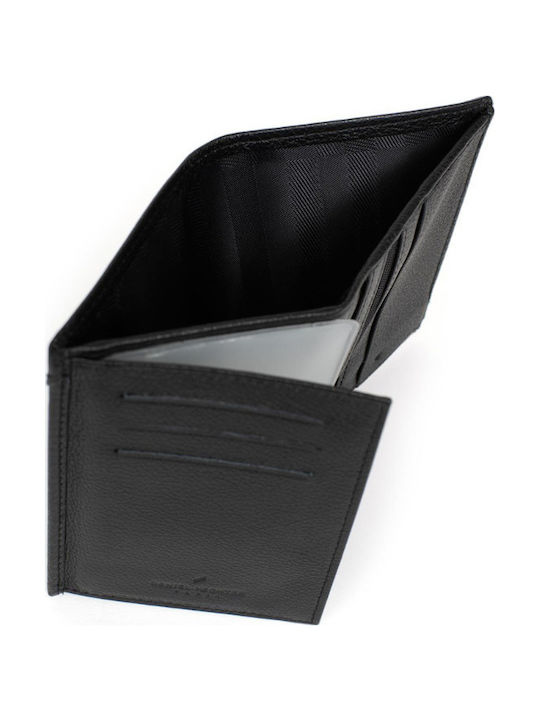 Leder Herrenbrieftasche mit RFID Schwarz