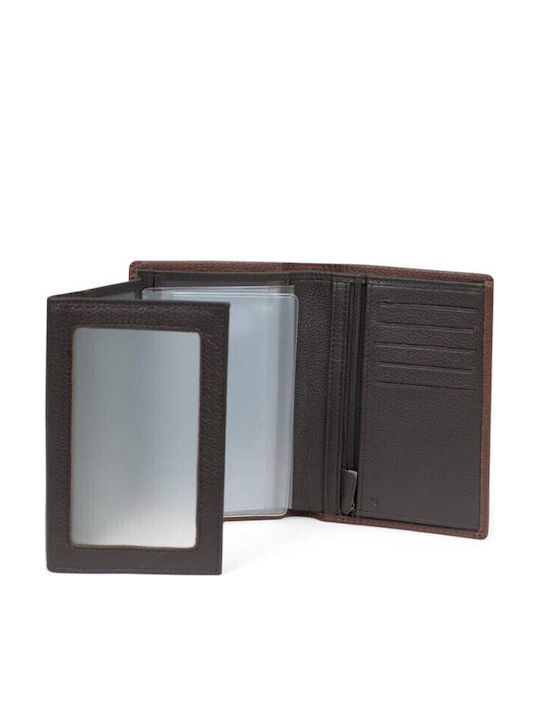 Δερμάτινο Ανδρικό Πορτοφόλι με RFID Μπλε