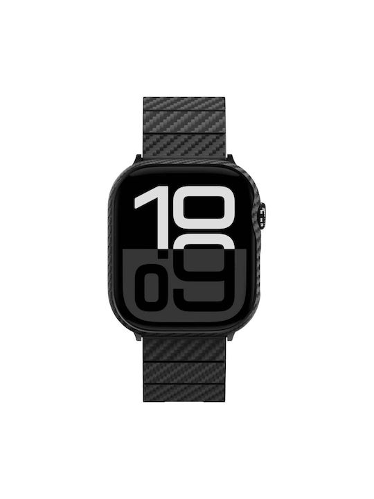 Pitaka Air Tragbare Hülle Kevlar in Schwarzem Farbe für Apple Watch 46 mm