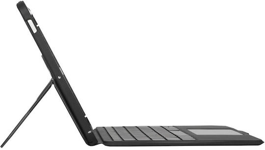 Targus Versavu Tastatur Folio Hülle Mit Hintergrundbeleuchtung Drahtlose Bluetooth 5.0 Qwerty Spanisch Schwarze