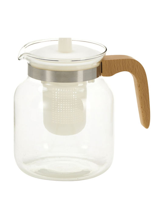 Teapot with Filter Glass Transparent 1500ml