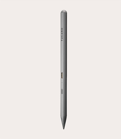 Tucano Pencil 3 Дигитална Докосвачна Писалка с Отхвърляне на Дланта за iPad в Сребрист Цвят