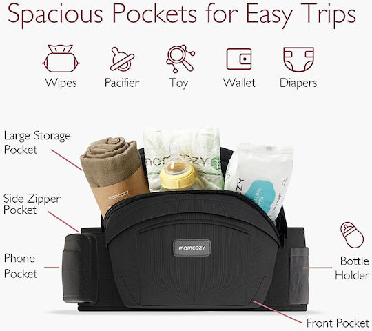 Momcozy Standard Baby Carrier Sling Black