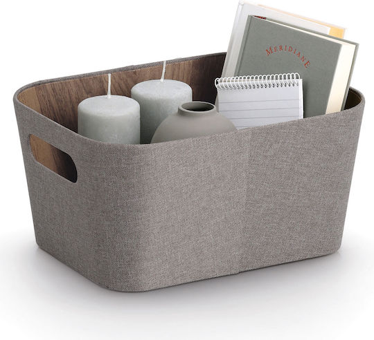 Papier Aufbewahrungsbox mit Deckel Graue 23x30,5x15,2cm