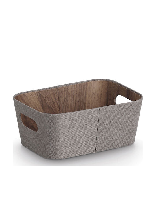 Paper Storage Box with Lid Gray 26x18x11cm
