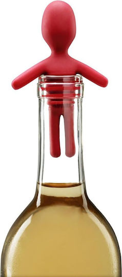 Innovine Set 2 Pieces Bottle Stoppers Silicone Little People Blue & Red