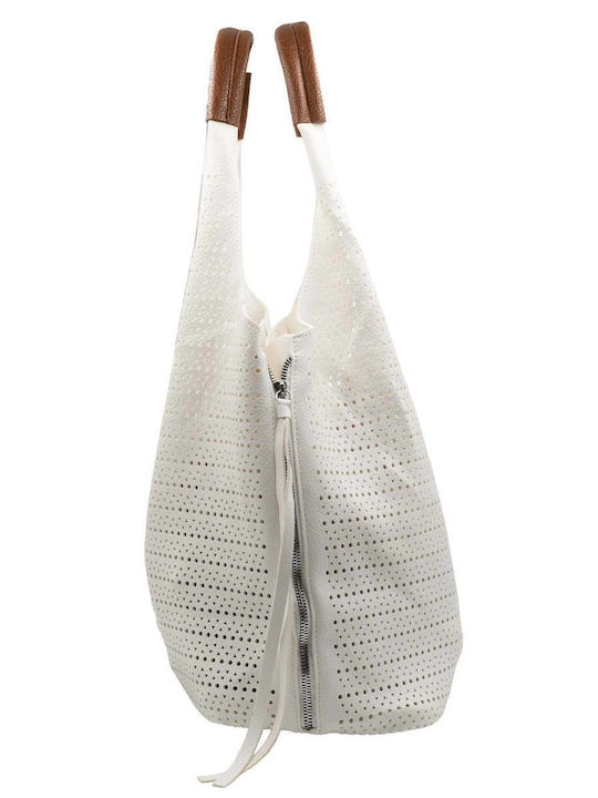 Damen Schultertasche Beiges Set