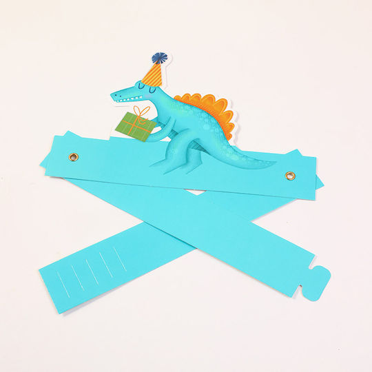 Paper Dinosaur Party Hat 4 Pieces