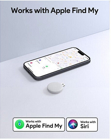 Aukey Track Mate 1 Apple Find My Dark Gray