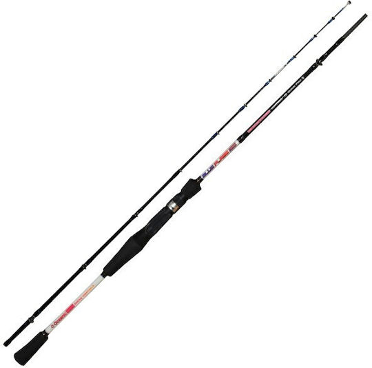 Tai Rubber Fishing Set Rod Oceanic Blue Flame 1.80m C.w:60-150gr Reel Noeby Nonsuch Pro Max Drag 8kg L Left Handle