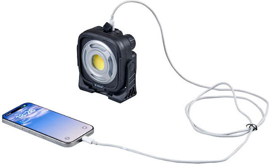 OZtrail Lumos Φανάρι Επαναφορτιζόμενο για Camping με Φακό & Powerbank 1500lm Λευκό