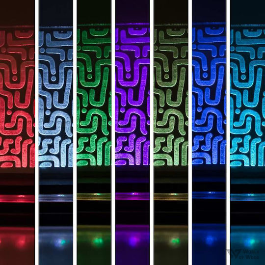 World of Wood Διακοσμητικό Φωτιστικό Venom LED 21x15εκ.