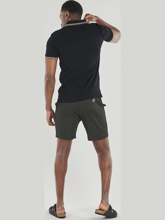 Fred Perry Twin Tipped Polo Bluza Neagră
