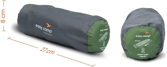 Easy Camp Single Camping Sleeping Mat 40x40cm Thickness 5.5cm Green