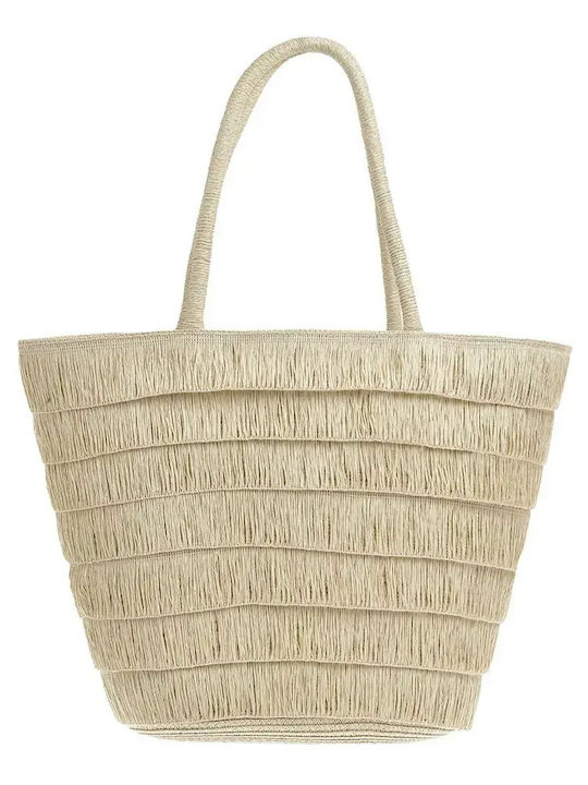 Straw Women's Shoulder Bag Ecru