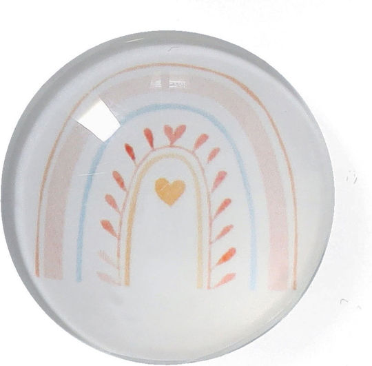 Decorative Magnets Set 4 Pieces Z-l Rainbow 11246 Φ2.5x0.8