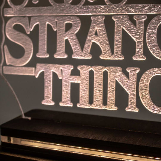 World of Wood Διακοσμητικό Φωτιστικό Stranger Things LED 18x15εκ.