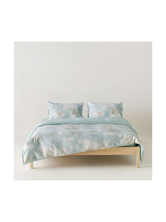 Kentia Gigi 16 Set Pillowcases with Envelope Cover Ciel-Beige 50x70cm