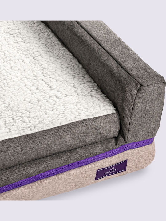 Ανατομικό Κρεβάτι Κατοικίδιων PetBed Memory Foam - Small Elephant Grey Χωρίς Freeze Technology