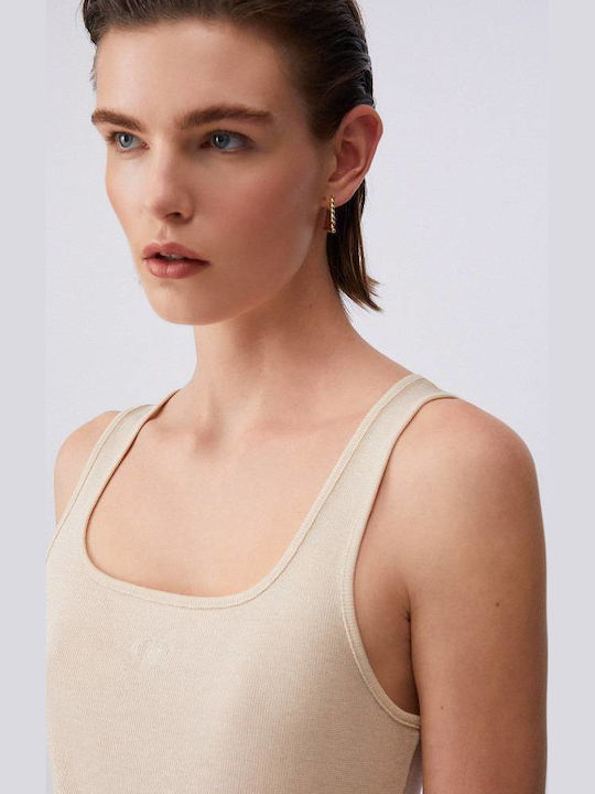 Women's Sleeveless Blouse Champagne