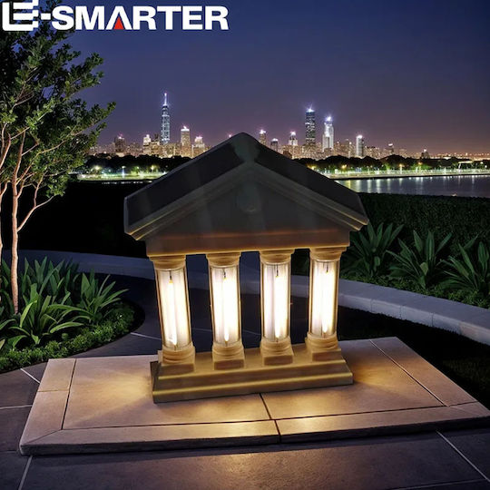 Waterproof Wall Mounted Solar Light Warm White 3000K with Photocell IP65