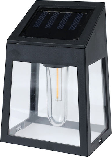 Wall Mounted Solar Light Warm White with Photocell 9x65x13cm
