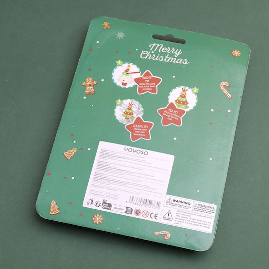 DIY Christmas Series – Christmas Painting Plaster Tree Rope to Hang