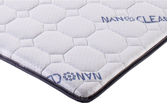 Nano Foam Mattress Topper Thin White 120x (100x200x5 cm)