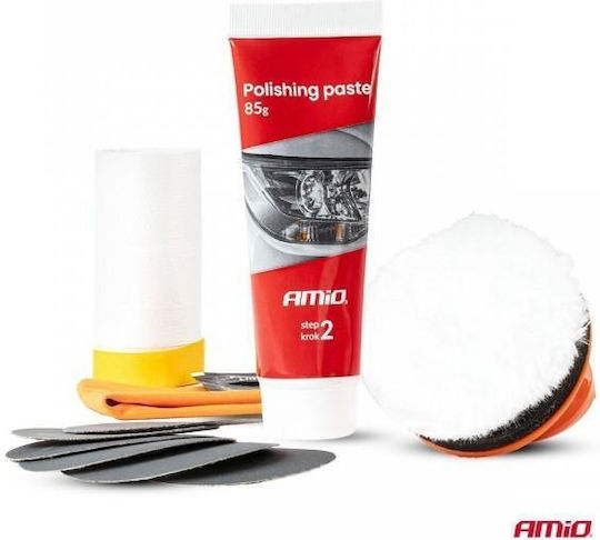AMiO Set de Restaurare și Dezaburire Faruri Auto 253g