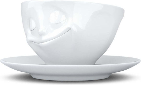 Kaffeetasse aus Porzellan Weiß 200ml