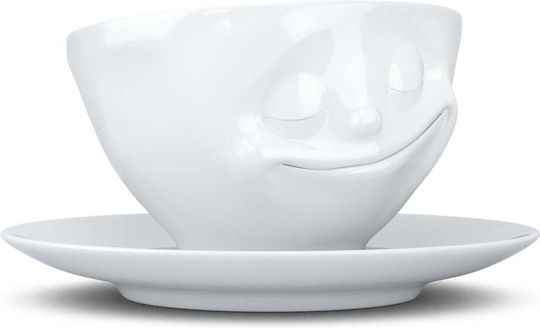 Kaffeetasse aus Porzellan Weiß 200ml