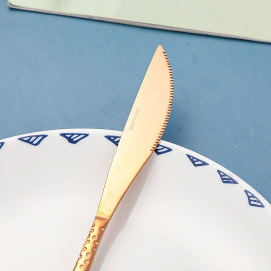 Wave Point General Use Knife Made of Stainless Steel