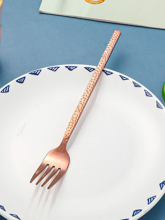 Food Fork Inox Rose Gold