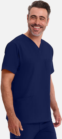Healing Hands Mathew Male Medical Blouse Navy Blue