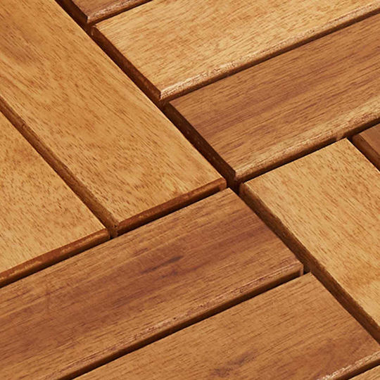 vidaXL Material for Garden Flooring Made of Wood 30x30cm 10 Pieces
